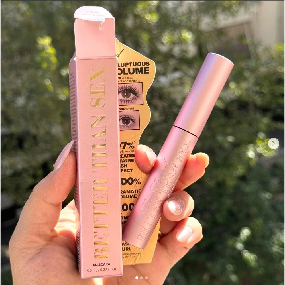 Too Faced Better than Sex Volumizing & Lengthening Mascara Full Size BLACK NIB